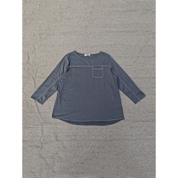 出口日單寬松女T 恤春秋季加肥加大碼女裝速干純色七分袖打底衫