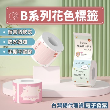 《NIIMBOT精臣》B系列通用彩圖貼紙 ★ 多款可選