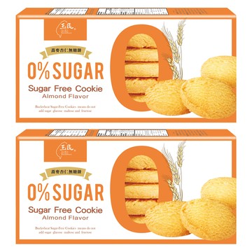 玉民 蕎麥杏仁無糖餅  80g  2盒