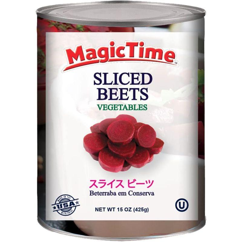 ビーツ 水煮 8缶セット スライス 缶詰め 固形量236g 内容総量425g マジックタイム