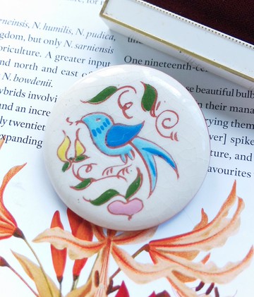 Vintage Jewelry 西洋古董飾品 悠哉鳥兒 別針