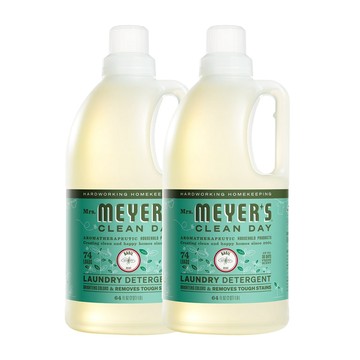 Mrs. Meyer's梅耶夫人 香氛濃縮洗衣精-草本1800ml x2入