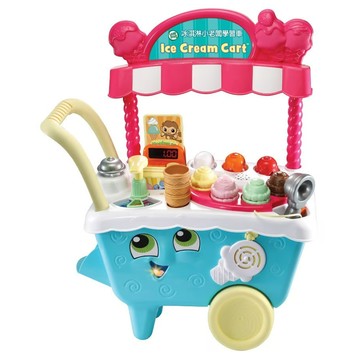 LeapFrog 跳跳蛙 冰淇淋小老闆學習車 雙語版 多種音效及配件  1個  pink