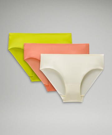 InvisiWear Mid-Rise Bikini Underwear 3 Pack Size Medium