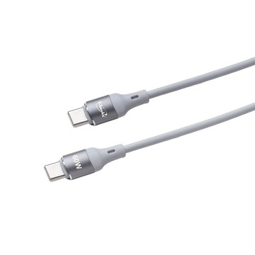 E-books XA72【台灣製造】鋁製Type C to C 60W 快速充電傳輸線-1M