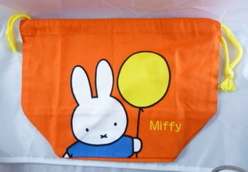【震撼精品百貨】Miffy 米菲兔米飛兔~橘色束口袋『氣球』