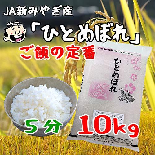 ひとめぼれ 5分づき 10ｋｇ 宮城県産 特別栽培米（減農薬減化学肥料） 令和５年産