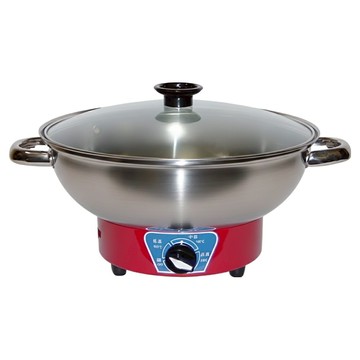 OLSER 歐斯樂 不銹鋼電火鍋 TR-300S 5公升 可視防爆鋼化玻璃