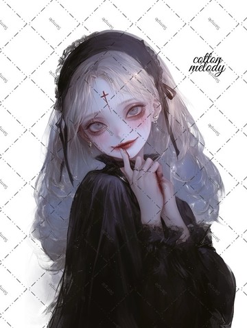 original sticker no.1996 人物貼紙 原創貼紙 原創人物貼紙 裝飾貼紙 cotton melody