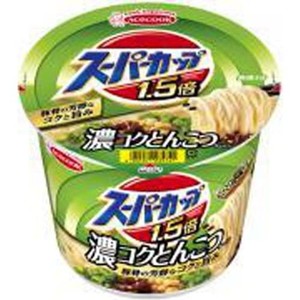 エースコック スーパーカップ1.5倍 とんこつラーメン 111G×12個入