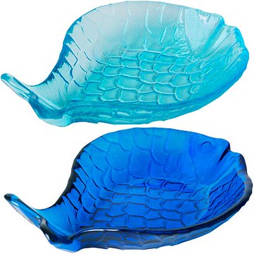 《EXCELSA》小魚玻璃深盤- 餐具 器皿 盤子