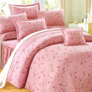 床罩組-雙人 / 精梳棉六件式 / 沐戀花苑 台灣製