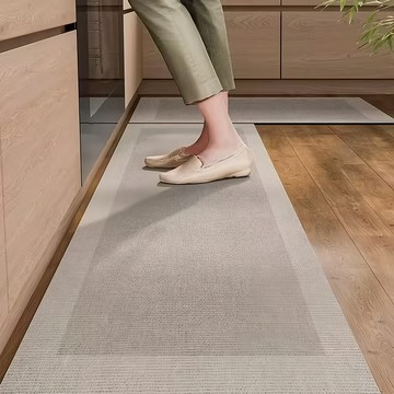 愛購 軟式珪藻土地墊  120 x 40cm  布賽達力 米色