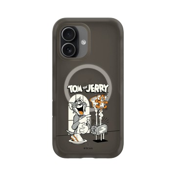 iPhone 17 AirX 本質黑 - 湯姆貓與傑利鼠 Tom and Jerry - 廚房攻防戰