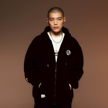 CACO-龜仙流・黑魂連帽外套-男女共穿【K1DR004】