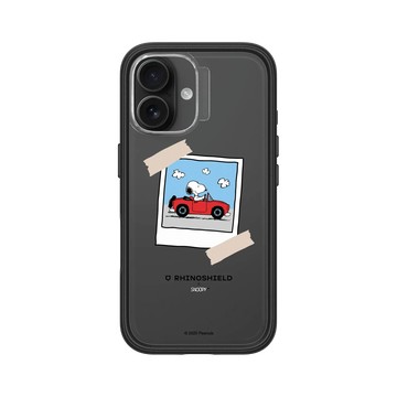 iPhone 16 Mod NX 黑 - 史努比 Snoopy - 拍立得-一起去兜風