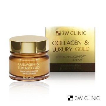 3W CLINIC 黃金多元胜肽奢華緊緻霜100ml(24K黃金 胜太 緊緻 撫紋 抗皺 )