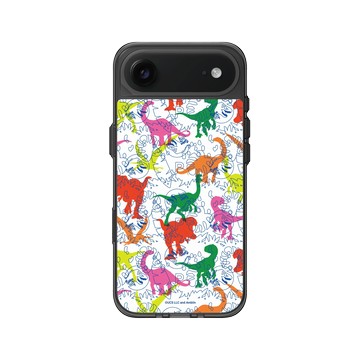 iPhone Air Clear (相機按鈕) 酷墨灰 - Jurassic Park/ Jurassic World - RISO印刷