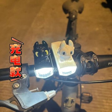 ✨臺灣出貨✨新款無牙仔自行車夜燈LED爆閃夜警示燈夜間照明燈戶外騎行裝備