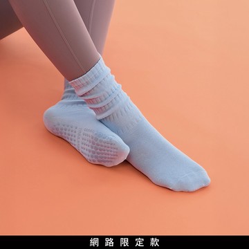 SO NICE 日系褶皺皮拉提斯止滑襪