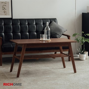 RICHOME 和風大茶几 2色可選 實木茶几 邊桌 咖啡桌 TA428