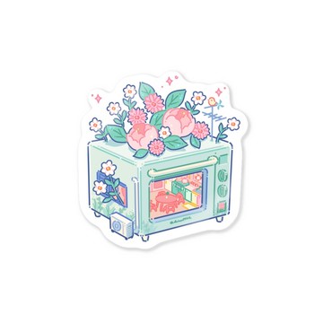 貼紙 - 微波爐