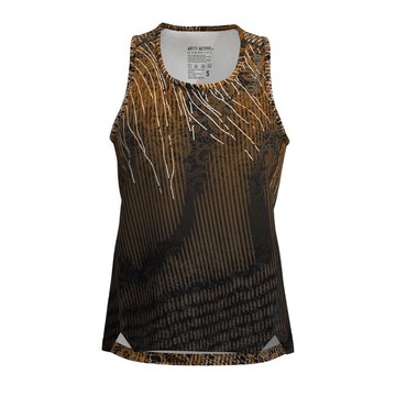 Runabow 戶外運動速乾女性背心 - 棕黑