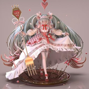 初音手辦雪公主長發玩偶女生擺件模型盲盒雕像公仔福袋二次元禮物