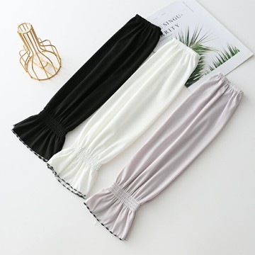 夏季防曬袖套 開車騎車冰絲袖套 寬松手臂胳膊袖子女冰袖【不二雜貨】