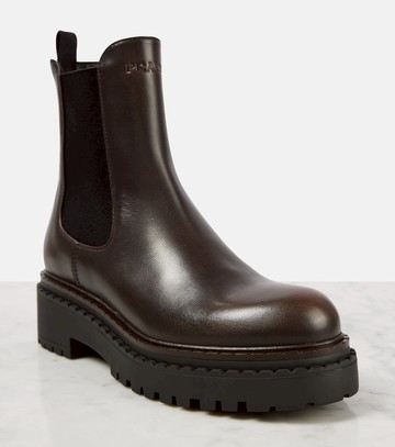 Prada Leather Chelsea boots