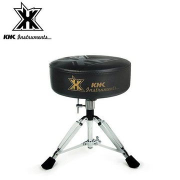 KHK DT1000C-BOK 強化鼓椅 黑底黑標款【敦煌樂器】