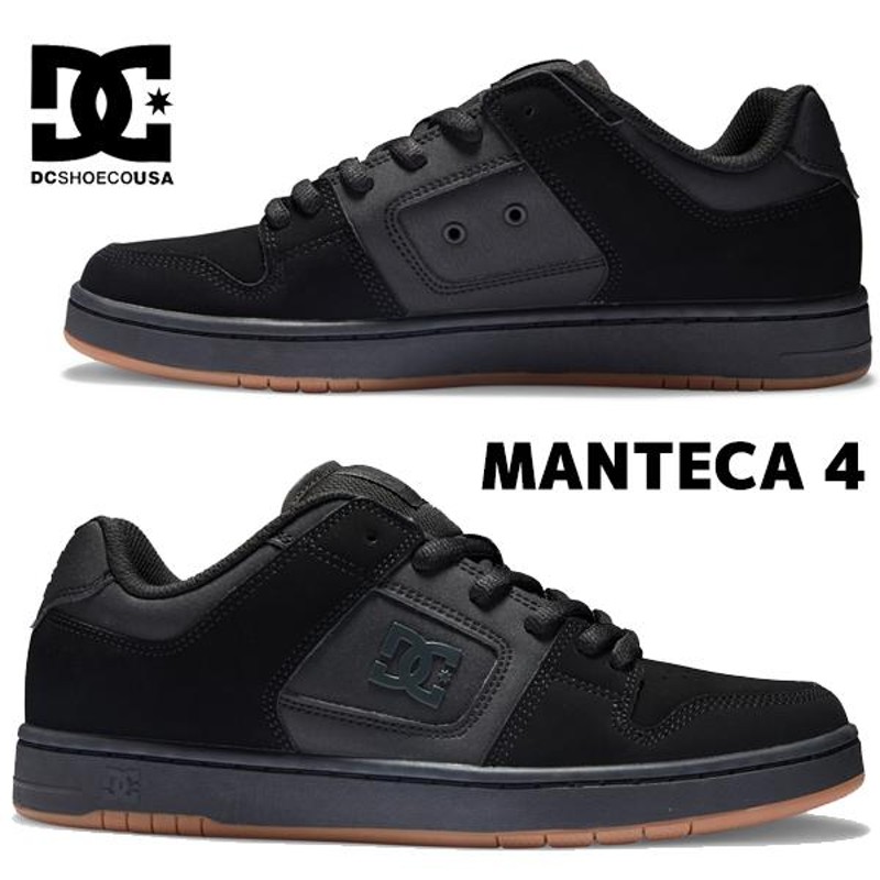 DC SHOES MANTECA 4 M SHOE BLACK/BLACK/GUM dm224005-kkg ディーシー