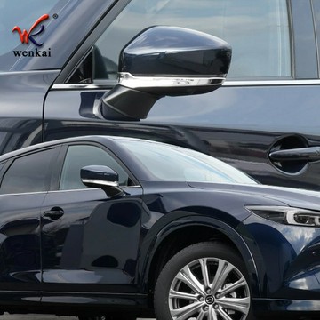 適用于馬自達CX-5改裝倒車鏡防撞飾條 KF系專用后視鏡保護亮條