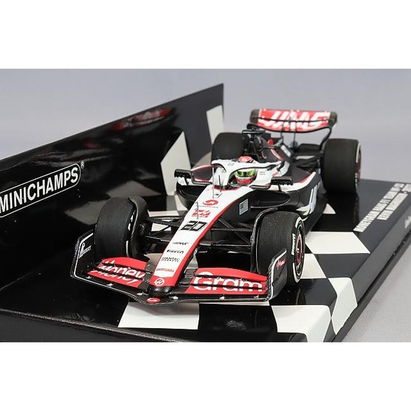 ミニカー/完成品 ミニチャンプス 1/43 マネーグラム ハース F1チーム 