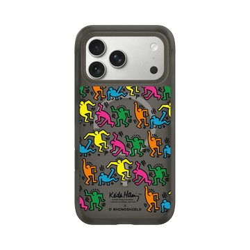 iPhone 17 Pro Max AirX 本質黑 - Keith Haring - 跳舞的人