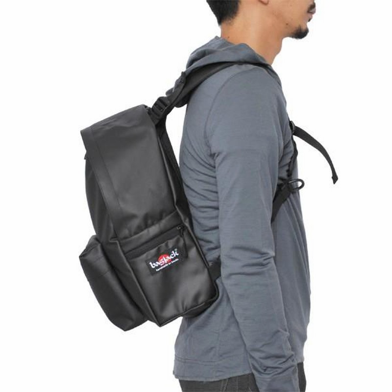 バッグジャック Bagjack Daypack S High Grossy Black デイパックリュックサック バックパック リュック  LINEショッピング