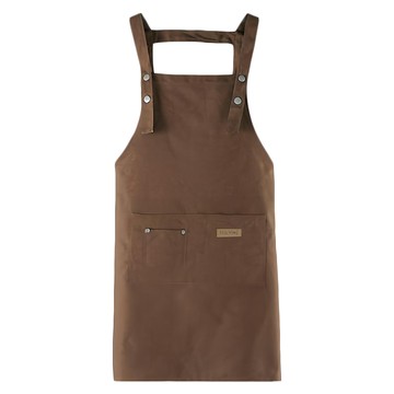 Storiving H型防水咖啡師圍裙  棕色  1件