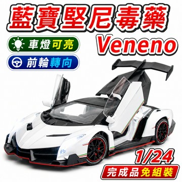 一件免運 任2件9折！ 【台灣現貨 前輪轉向】 藍寶堅尼 模型車 車模 1/24 跑車 lamborghini 跑車模型