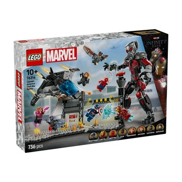 LEGO 漫威超級英雄系列 76314 《美國隊長3：英雄內戰》動作大戰(Captain America 漫威電影 兒童玩具 積木)