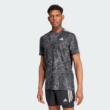adidas 愛迪達 短袖上衣 男款 運動 OTR E AOP TEE 黑灰 IS9584