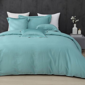 雙人兩用被套/ SUPIMA匹馬棉 / 500織 / 黛青 [鴻宇] 台灣製 - 2321