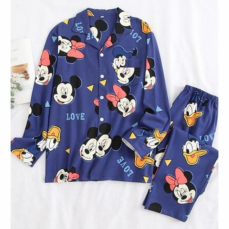 パジャマ レディース ルームウェア 部屋着 寝巻き レディース ミッキー ディズニー 可愛い オシャ 通販 Lineポイント最大1 0 Get Lineショッピング