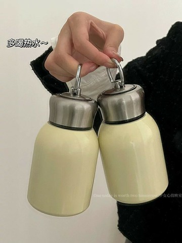 保溫瓶 保溫杯 奶呼呼保溫杯~ins可愛迷你304不鏽鋼保暖杯便攜隨手小巧喝水杯子