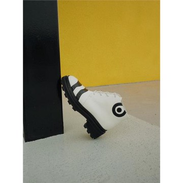 BIUCILI 「Georgia 原創設計知識分子風女厚底增高系帶馬丁靴短靴