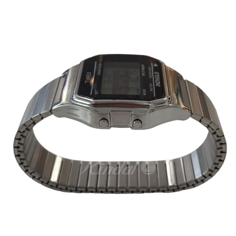 Supreme×TIMEX 19AW「Digital Watch」デジタルウォッチ シルバー
