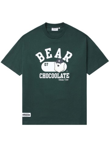CHOCOOLATE - Chocoo Bear cotton T-shirt - men - Cotton - M - Green