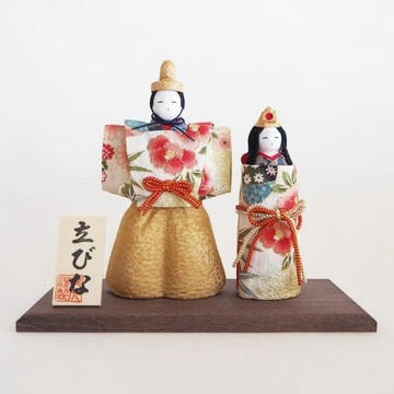 京都手作擺飾-女兒節-雅立雛
