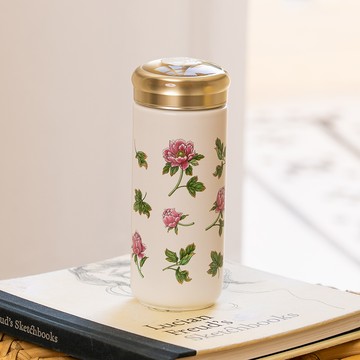 乾唐軒活瓷 | 國色天香隨身杯 / 大 / 雙層 / 彩釉 / 2色 330ml