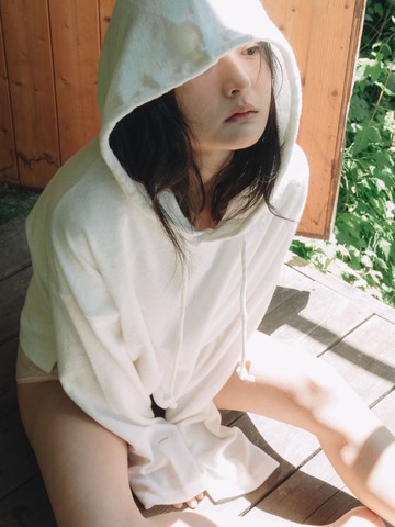Organic Terry Hoodie [Ivory]