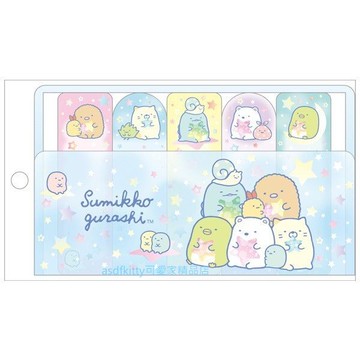 asdfkitty*日本san-x角落生物閃亮星星標籤貼/索引貼/便利貼-日本製